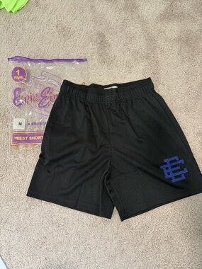 Eric Emanuel EE Mesh Shorts - Black/Navy